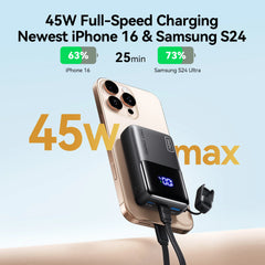 INIU Carry P50-E1 Power Bank 45W Smallest 10,000mAh