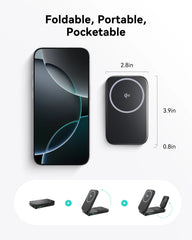 INIU SnapGo W31-E1 Qi2 15W 3 in 1 Magnetic Foldable Wireless Charger