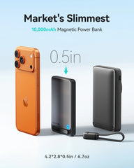 INIU SnapGo P73-E1 Qi2 15W Magnetic Slim Power Bank | 10000mAh