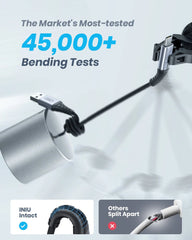 INIU D5C Nylon USB C Cable 5-Pack (1.6+3.3*2+6.6*2ft(0.5m+1m*2+2m*2))