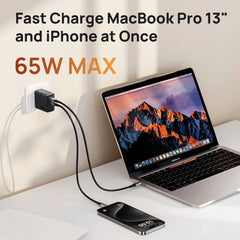 INIU I624 65W Dual Ports Wall Charger, GaN Material