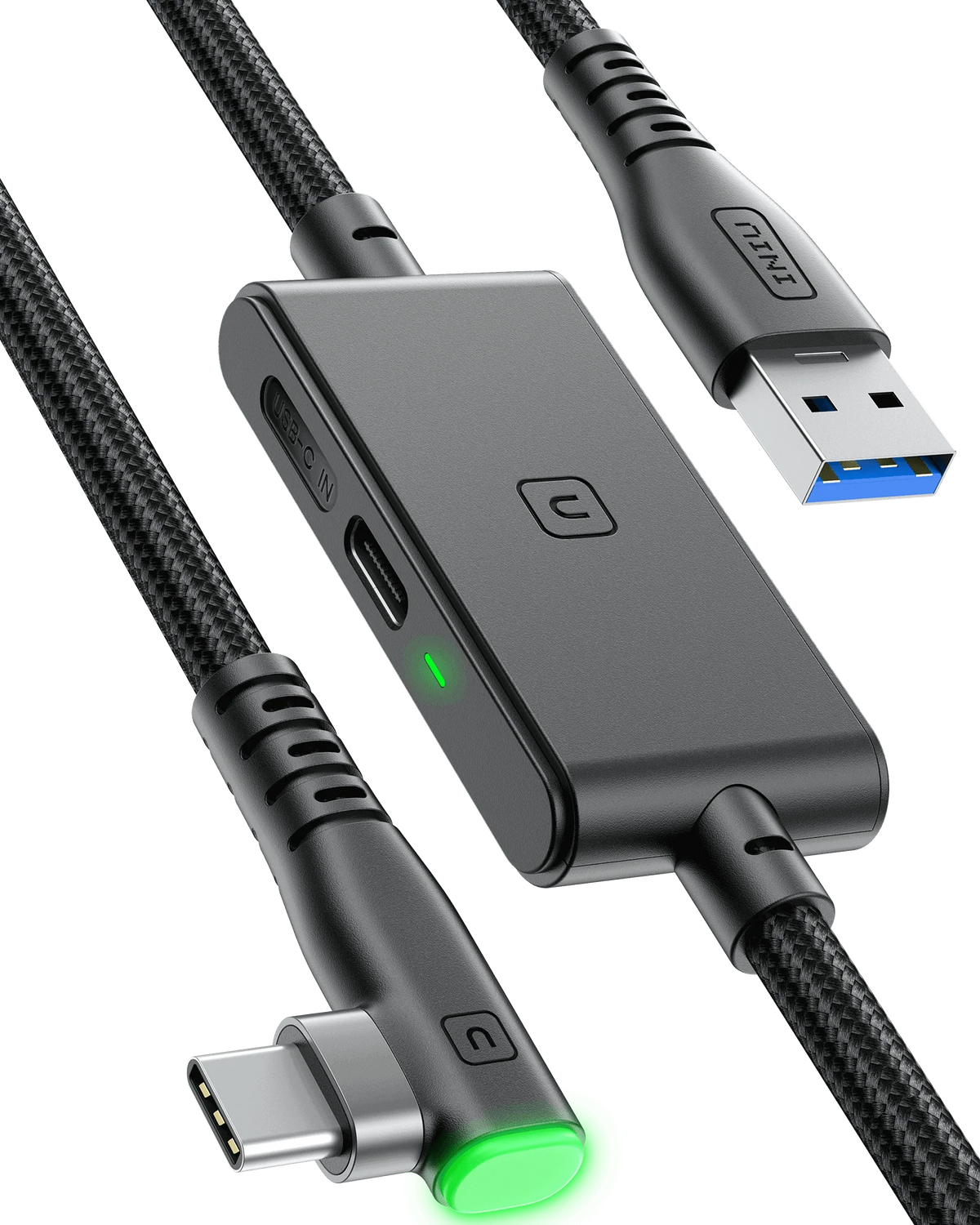 INIU DI401 16FT VR High Speed Transfer Link Cable with Separate Charging Port for Ultra-Durable Power