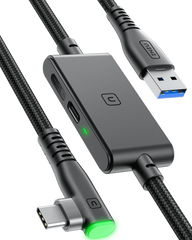 INIU DI401 16FT VR High Speed Transfer Link Cable with Separate Charging Port for Ultra-Durable Power